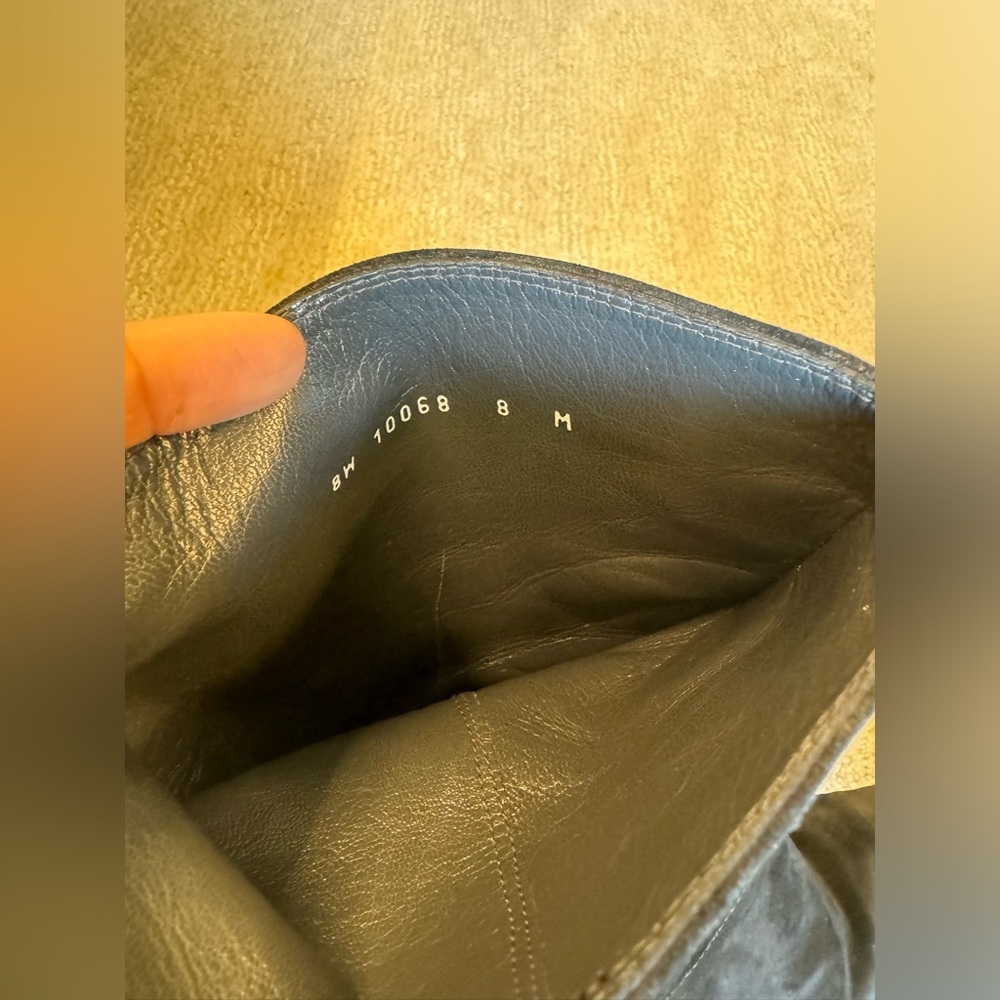 Stuart Weitzman Suede Slouch Boot With Crystal St… - image 2